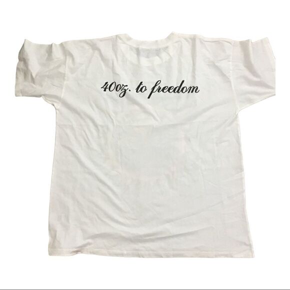 Daydreamer Sublime 40 Oz To Freedom Crewneck Graphic Tee in Vintage White - Picture 5 of 8